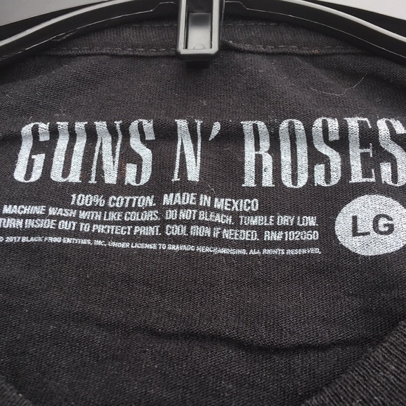 NWT 🌹LAST ONE! GUNS & ROSES COTTON T-SHIRT Mens L - Picture 4 of 5